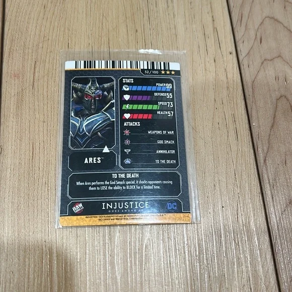 Injustice Ares Trading Card